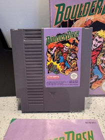 Boulder Dash - Nintendo NES - PAL UK - CIB completo - ottime condizioni - 