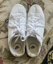 Nike DB3901-100 White Low Top Canvas Lace-Up ...