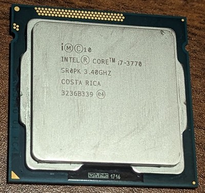 Intel Core i7-3770 3.40GHz SR0PK Desktop CPU 4-Core LGA1155 Processor