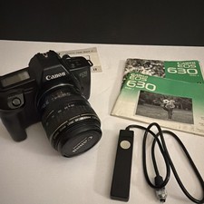 Canon EOS 630 35mm SLR w/EF 35-105mm zoom, tested-Batteries Not Included