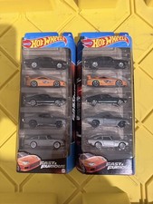 Hot Wheels Fast  Furious Toyota Supra 1:64 Diecast Car 5-Pack Unopened Box