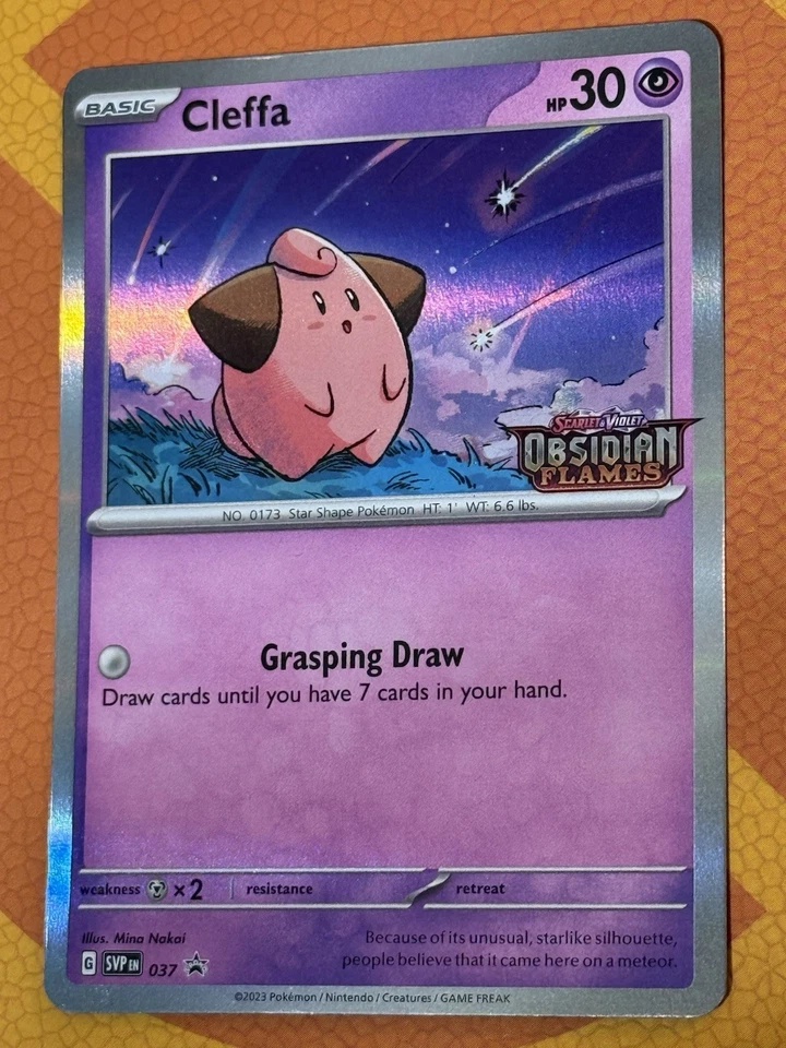 Cleffa - 037 (Prerelease) 037 Sv: Scarlet & Violet Promo Cards Holo - Image 3 of 4