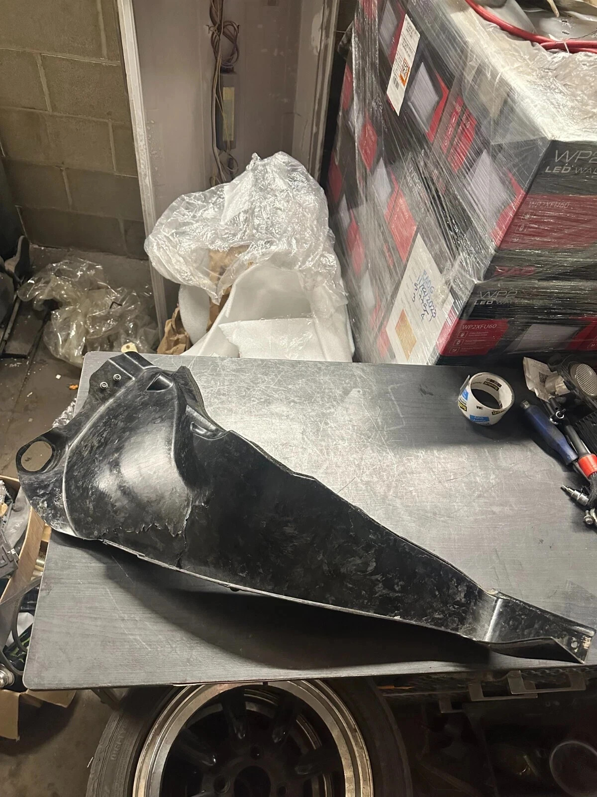 2017-2020 Mclaren 720s Front LH LEFT DS Door Hinge Finisher Trim *Damaged