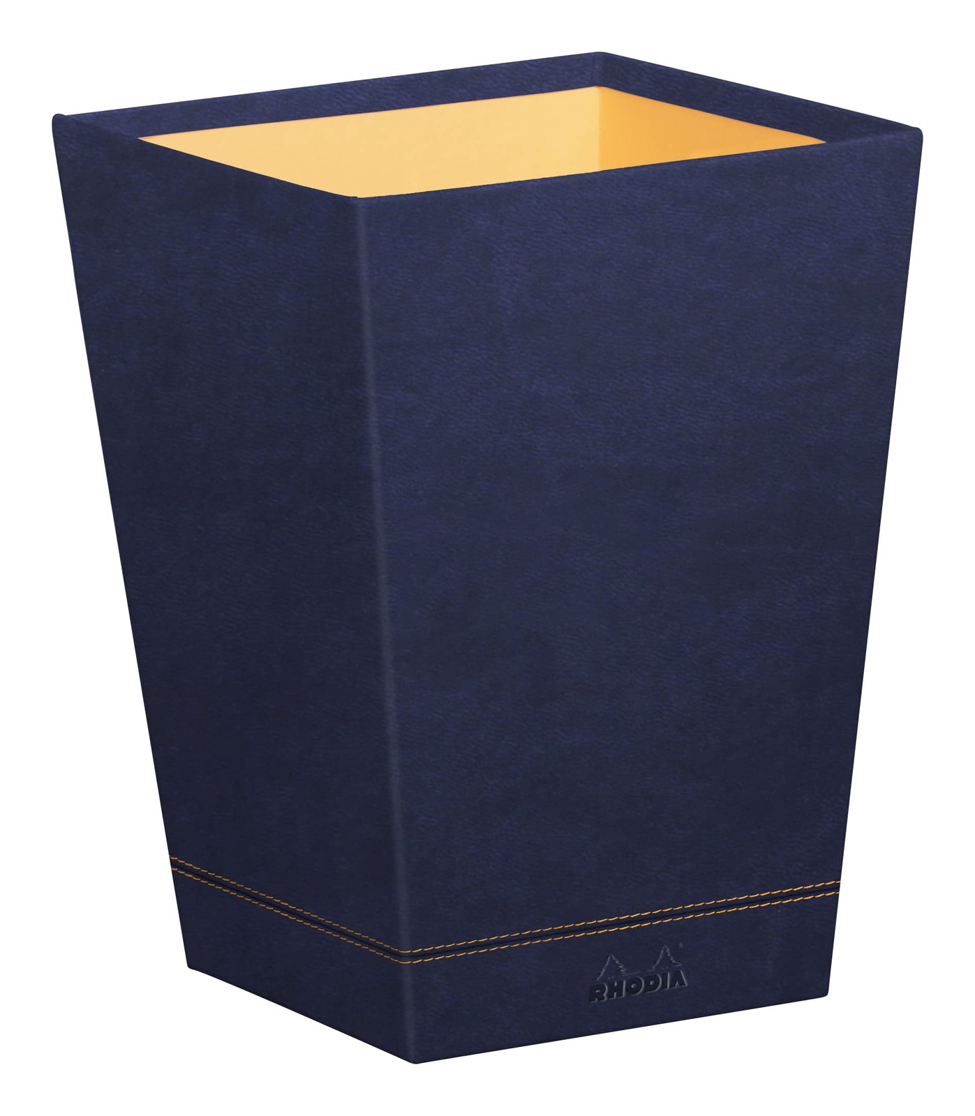 RHODIA 194627C - Cestino per la carta Blu Notte - 24x24x32 cm - Cucitura (V9Q)