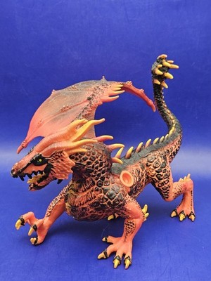 2017 Schleich Eldrador Creature LAVA DRAGON 7'' Figure LOOSE Missing Wing 