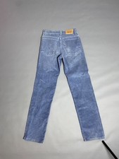 VTG Levi's 70s Women  s Corduroy Pants Blue High Waist W26xL28 Talon Made In Usa