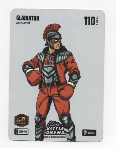 2026 Bo Jackson Battle Arena Gladiator Blizzard Brawl Battlefoil #BLBF-744