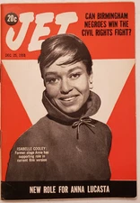 Jet Magazine December 25 1958 Civil Rights~Anna Lucasta~1950s Black History