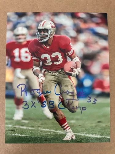 Roger Craig signed SAN FRANCISCO 49ERS 8 X 10 photo
