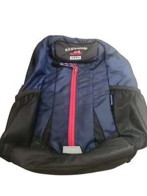 MIKI HOUSE Kids Backpack Navy Car Embroidery No Name Excellent  (Ages 14+)
