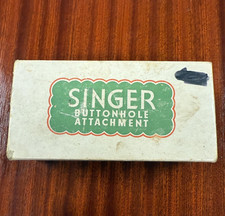 Attacco a bottone Singer vintage 121795 completo di manuale per punto serratura USA