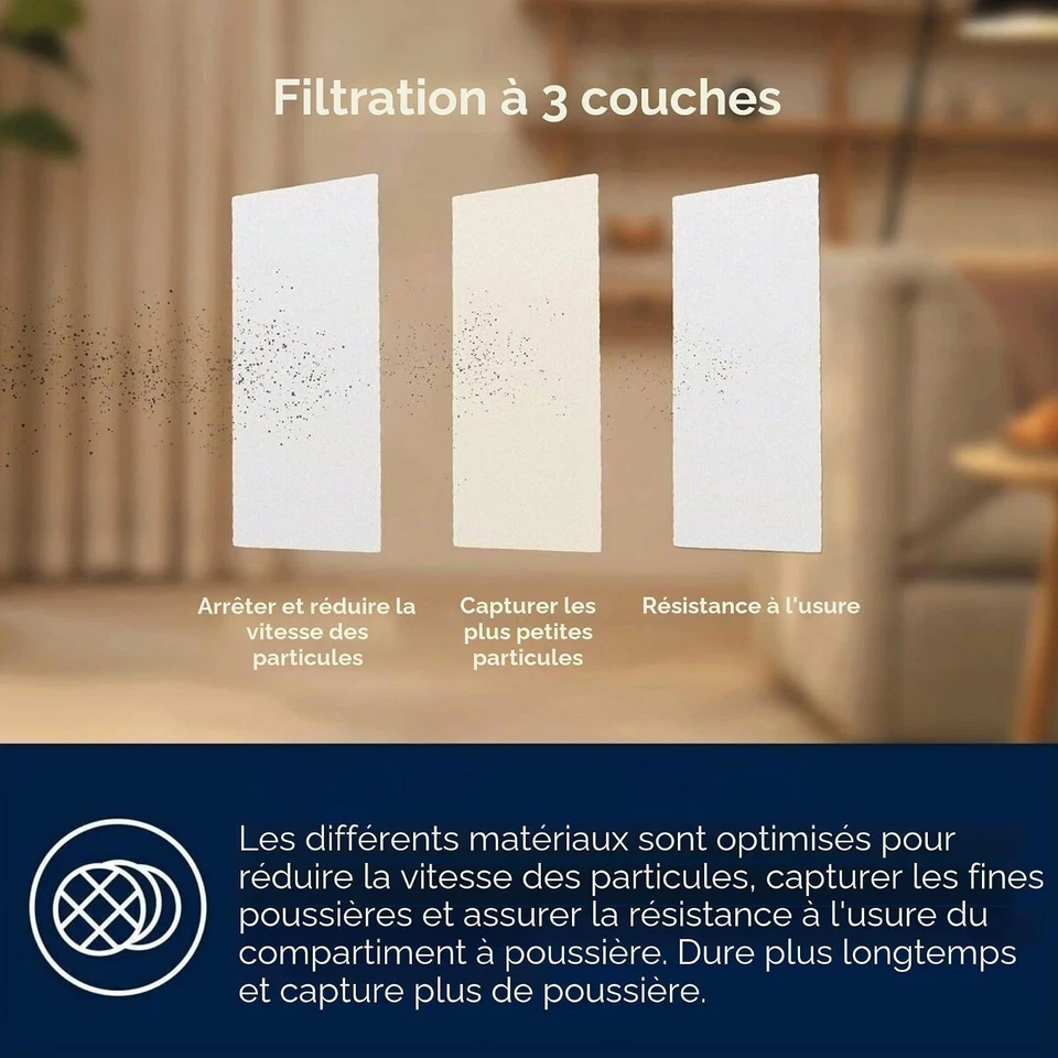 Sacs aspirateur Electrolux S-bag E210S 3 pièces 5 L haute filtration - Photo 3/4