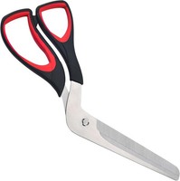 Pizzaschere 27Cm Mit Heber Pizzaschneider Edelstahl Schwarz Rot