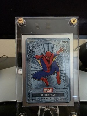 SDCC 2025 Exclusive Topps Marvel Mint Spider-Man Platinum