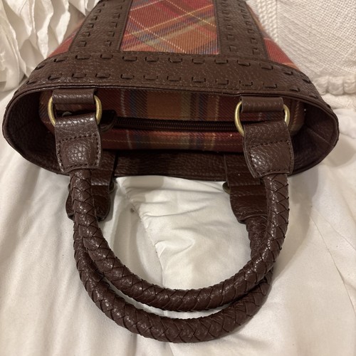 Longaberger Toboson kleine karierte Handtasche - Bild 10 von 14