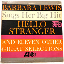 Barbara Lewis Hello Stranger 8086 Stereo Atlantic Vintage 1963 LP Vinyl NM