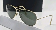 Vintage Ray Ban B L Bausch Lomb USA 62 14 Gold Aviator Pilot Sunglasses