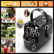 Automatic Bubble Machine - 18000 Bubbles/Min, Durable Bubble Blower for Kids, B
