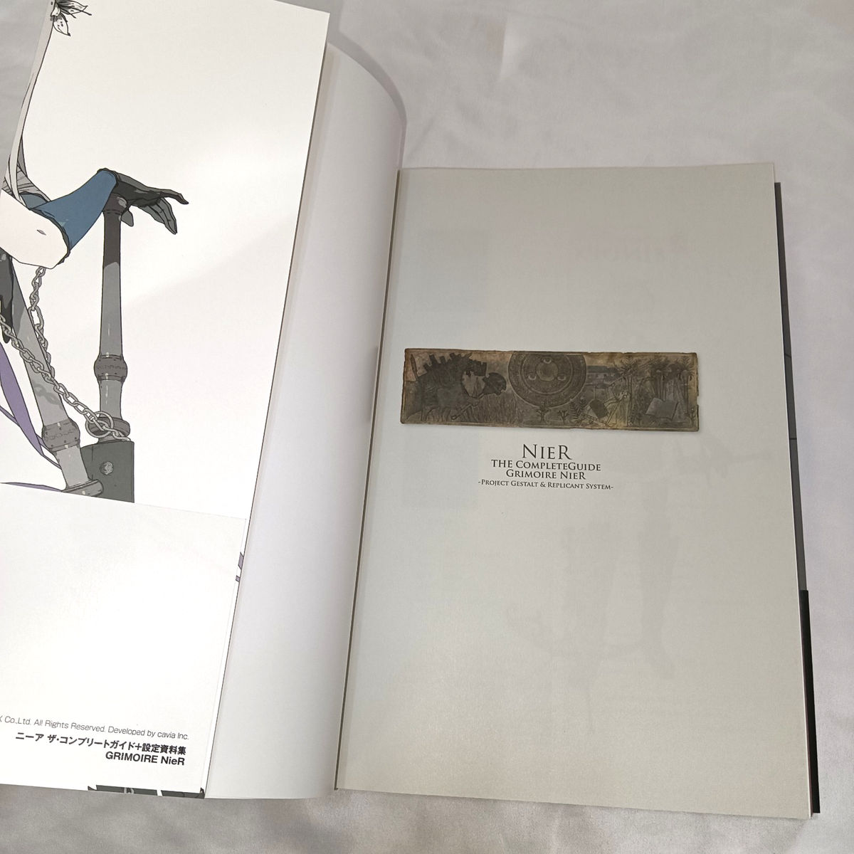 GRIMOIRE NieR Complete Guide Material Collection Art Book & NieR GRIMOIRE NieR Complete Guide Material Collection Art Book & NieR