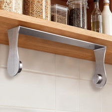 Paper Towel Holder Under Cabinet Wall Mount Stainless Steel Silver