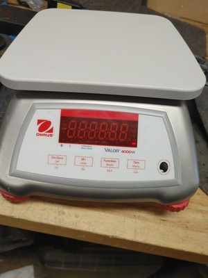 Ohaus Valor 4000W SS Food Scale Dual Display.  - Composite Top, Not Stainless