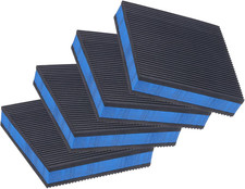 Rubber anti Vibration Pads, 4 Pack 4 X 4 X 7/8 Inch Heavy EVA Center Isolation M