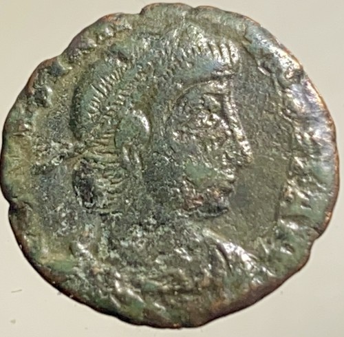 Ancient Roman Coin 353-354 AD Emperor Constantius II Fel Temp Rep Battle Scene - Picture 1 of 8