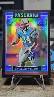 2006 Topps Chrome DeAngelo Williams #228 Black Refractor /199 RC Rookie Panthers