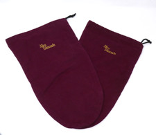 ALLEN EDMONDS Drawstring Dust Bags Shoes Storage 8 X 14 Burgundy Set Of Two