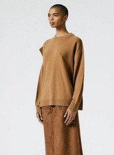 Tibi Recycled Cashmere Carre Oversized Sweate...