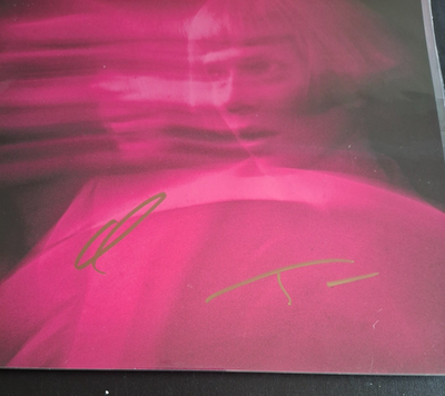AURORA TOMORA COME CLOSER PINK NEBULA LP W BOOKLET AND LARGE 11