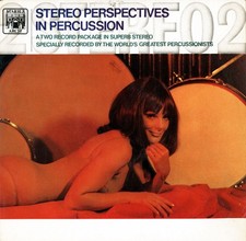 Hollywood Pops Orchestra - Stereo Perspectives In Percussion (2xLP, Comp)