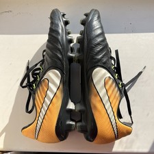 Nike Tiempo Legend VII FG Soccer Black/Orange 897748-008 US 9 UK 8