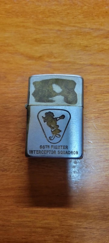 VINTAGE ZIPPO LIGHTER 66TH FIGHTER INTERCEPTOR SQUADRON VIETNAM WAR ERA