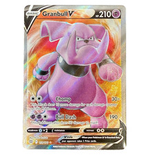 Granbull V (Full Art) Ultra Rare SWSH09: Brilliant Stars 159/172 Pokemon TCG NM