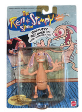 1993 Mattel Ren and Stimpy Slap Happy Ren Hoek Wacky Whirling Action Figure