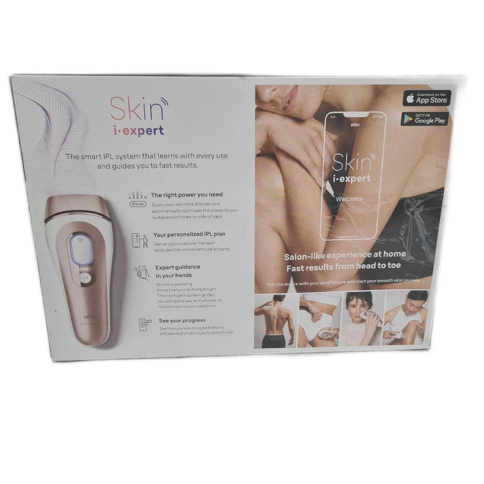 Braun Haarentfernungsgerät Körperpflege Smart Ipl 7 Skin Expert App Haarentfernu - Bild 2 von 4