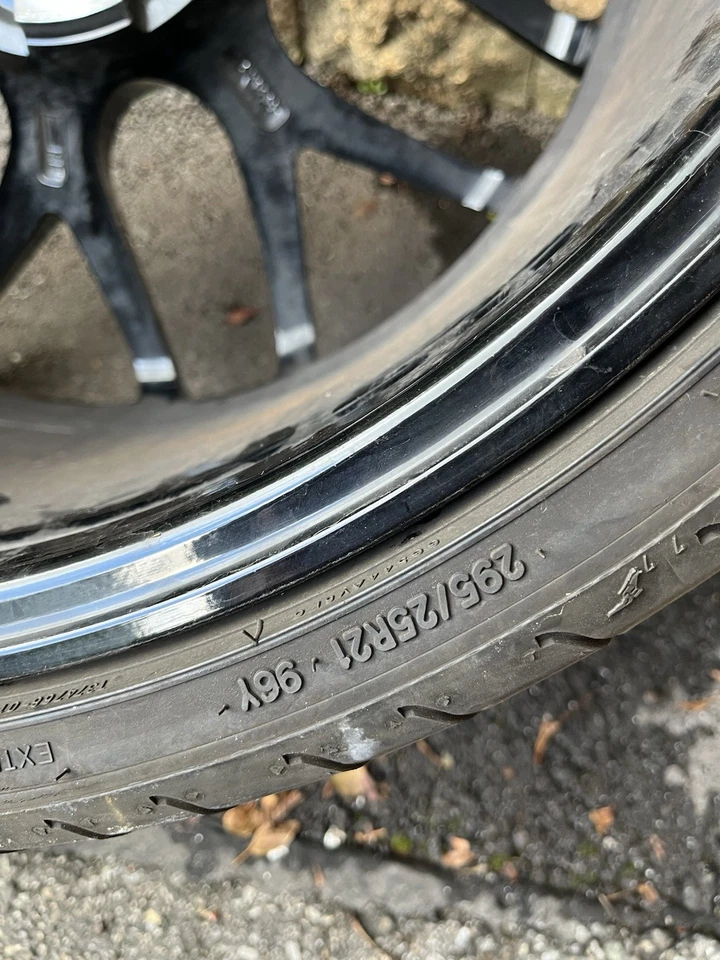 Schmidt 21 " Gambit mit 295 / 25 Goodyear Eagle F1 war auf 6er BMW montiert - Bild 2 von 2
