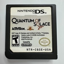 James Bond 007 Quantum of Solace Nintendo DS Game Only ~ Tested/Working
