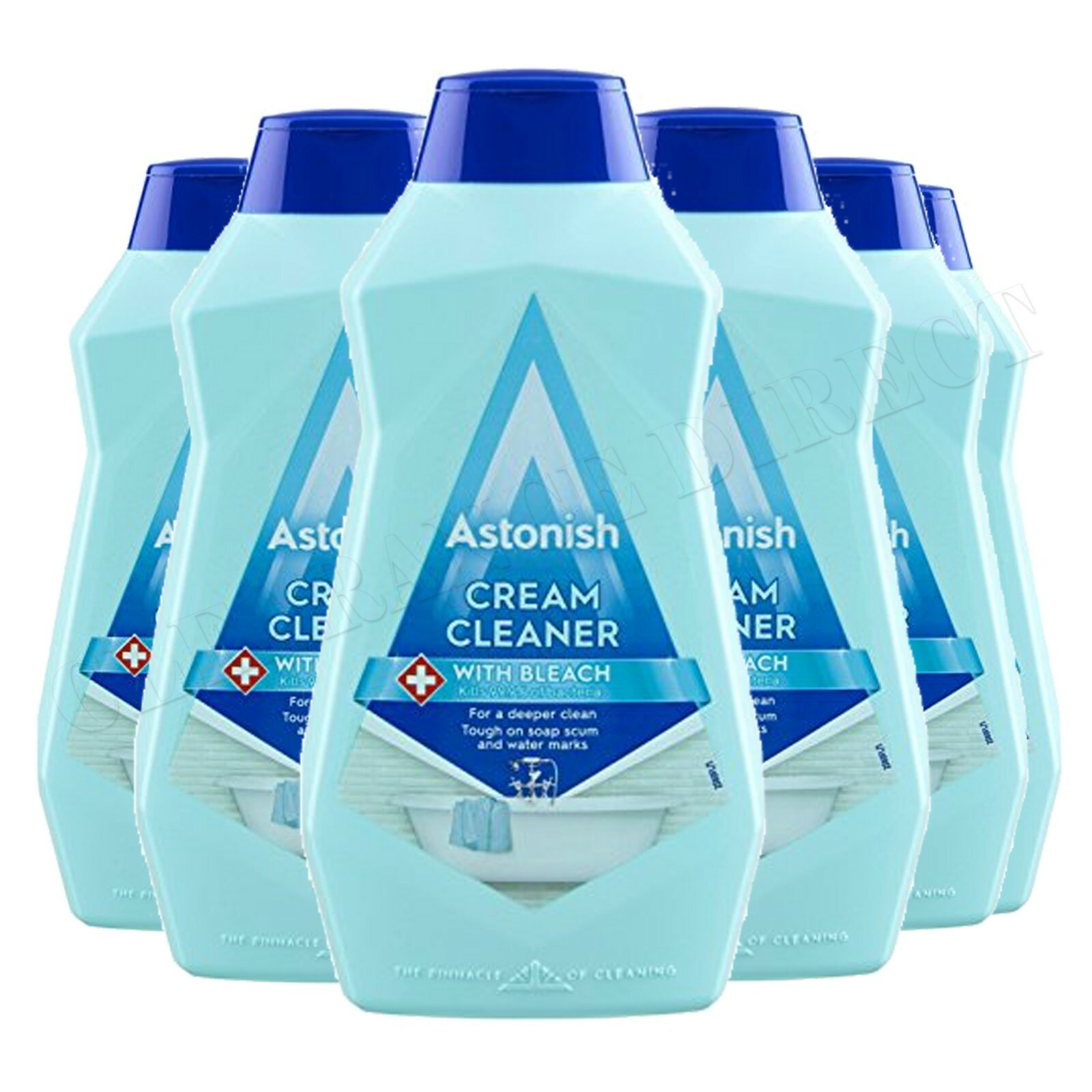 Astonish Cream Cleaner With Bleach 500ml 6 Pack kitchen Bathroom Vegan