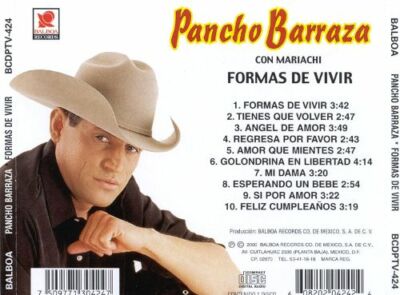 Pancho Barraza Formas De Vivir Cd New Sealed Nuevo Con Mariachi Ebay