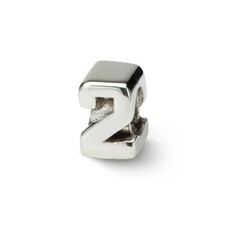 Number 2 Kids Bead .925 Sterling Silver Reflection Beads