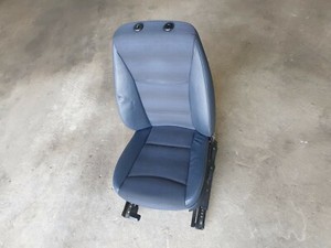 BMW E91 Fahrersitz  Sitz TEILLEDER BLAU vorne links VL