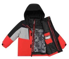 ZeroXposur Boy's Red Multi Tracker 3-in-1 Systems Heavyweight Jacket - Size XS