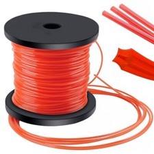 FILO PER DECESPUGLIATORE A STELLA  2,4 MM BOBINA 155MT TAGLIAERBA CAVO MATASSA