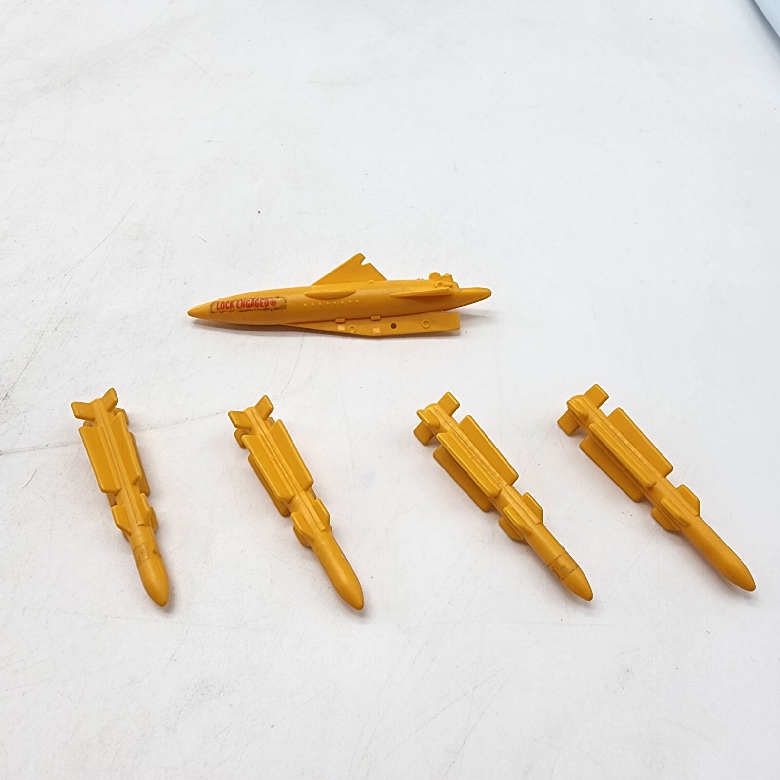 Lot Of 5 GI Joe Snow Cat 1985 Missile Accessories Hasbro Unbroken Free Shipping