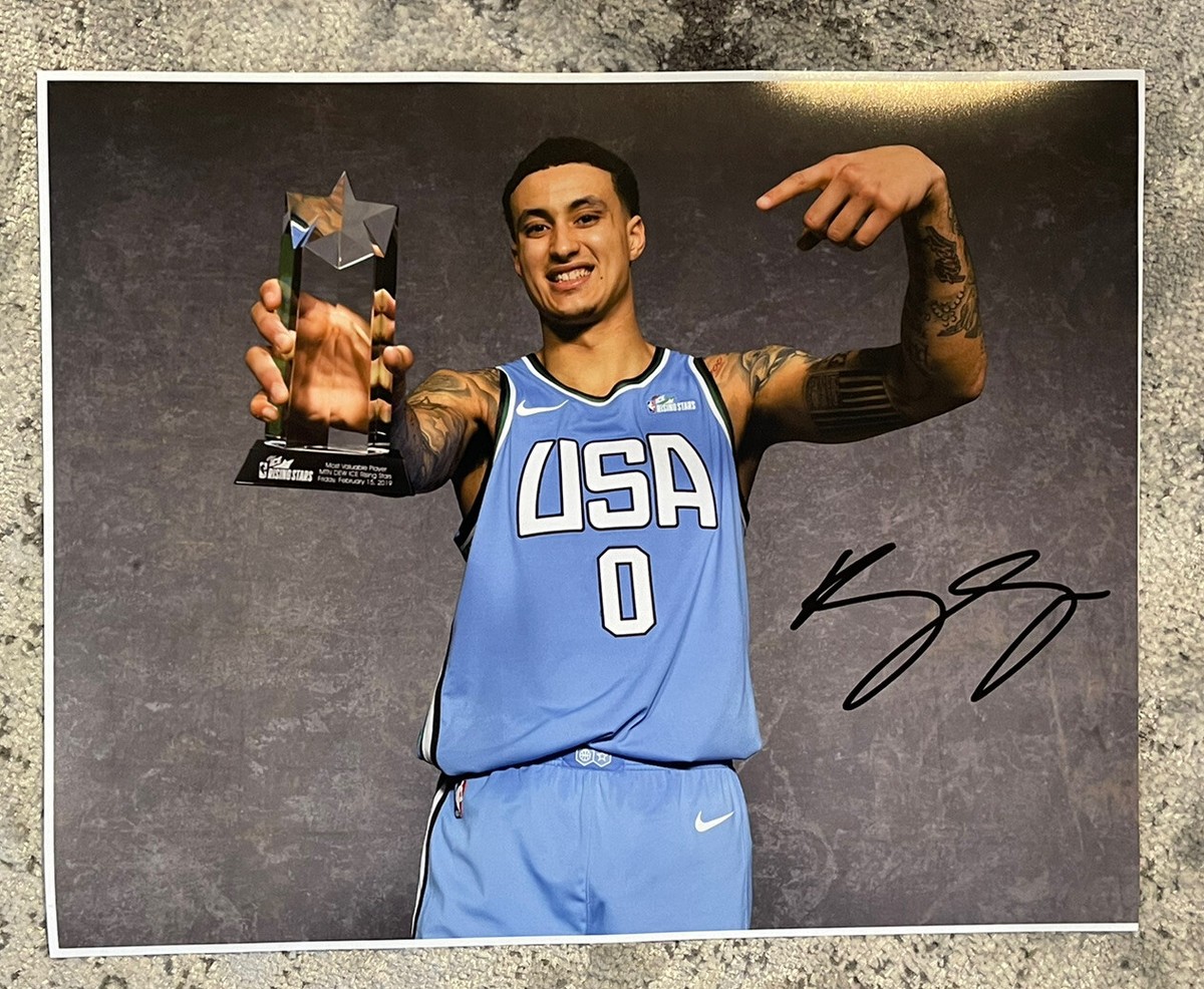 Kyle Kuzma Signed USA 11x14 Photo Washington Wizards Lakers Champ