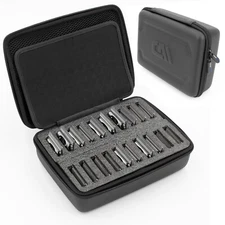 CM Clipper Blade Case for Barbers fits 20 blades for Andis, Oster, Wahl and More