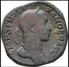Sestercio ROMA IMPERIO. Alejandro Severo.. 222-231. Muy Raro Escaso