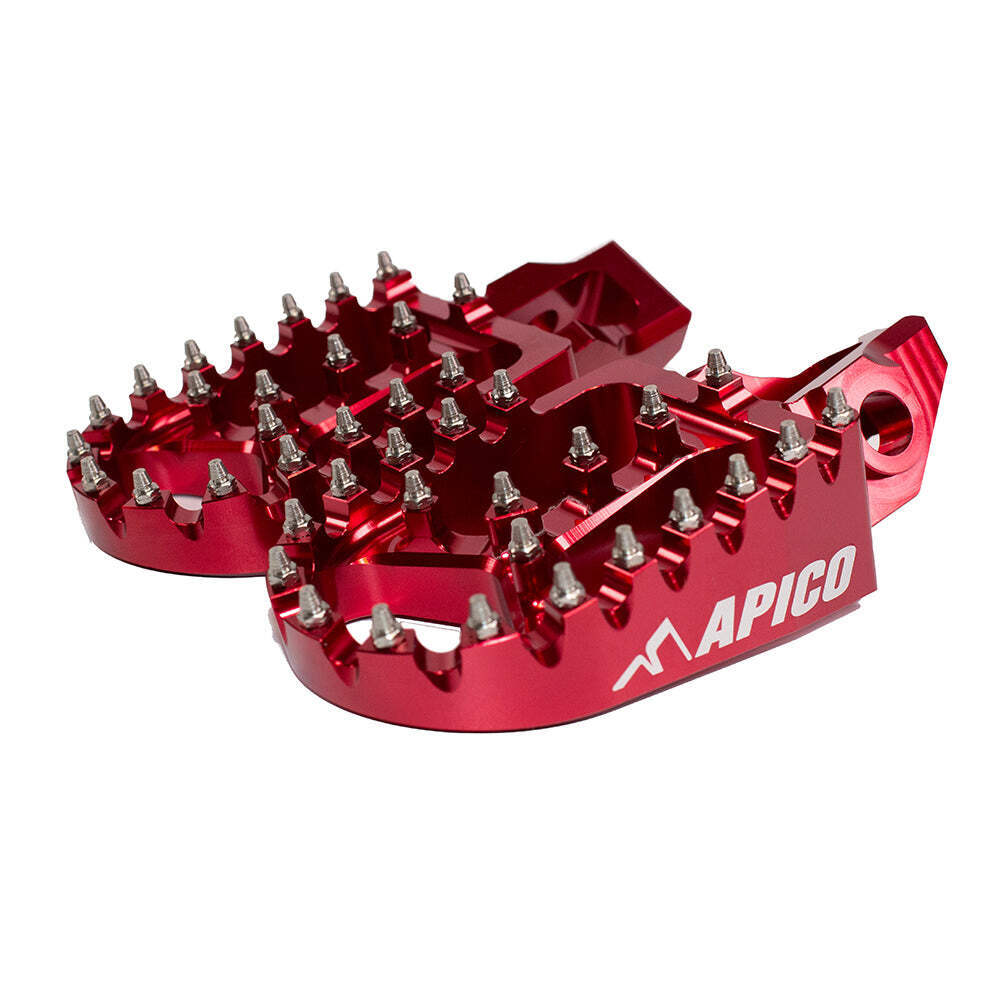 Apico Extreme Foot Pegs GAS GAS MC/EC 21-23 Red